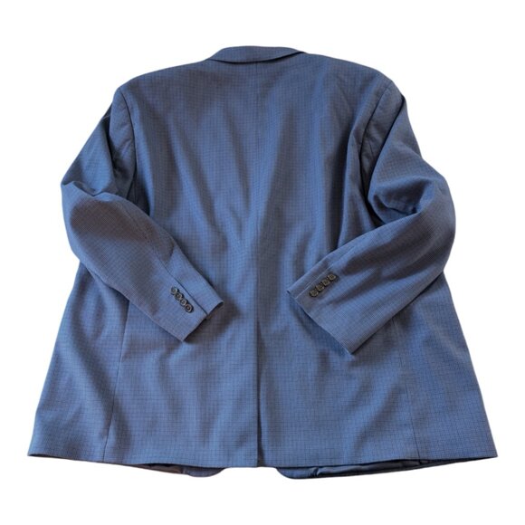 Lauren Ralph Lauren Men’s Big & Tall Blue Suit Jacket Blazer, Sport Coat, 56L - Picture 4 of 11
